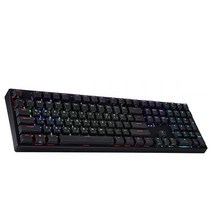 앱코 HACKER KN10 PBT RGB 무접점 키보드, 블랙, 55g