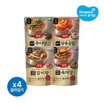 동원 양반 수라 고려인삼 갈비탕 외 식 460g 4봉 골라담기 추어탕 전복 육개장 닭볶음탕, 2.수라 완도전복 육개장 460g 2봉_4.수라 고려인