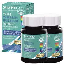 데일리프로 프리미엄 프리바이오틱스 프락토올리고당 FOS 플러스, 60정, 2개, 60정