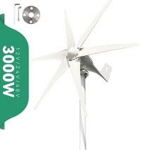 소형 대형 풍력발전기 발전기 키트 자가 풍력 터빈 프리 에너지 3kw 3000w 48v 24v 12v 6 블레이드 MPPT충전 컨트롤러 포함 윈드밀 RV 요트 농장 가정용, 48V+With Mppt Controller+6 Bla