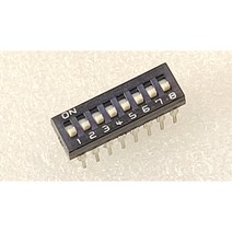 KSD08H 초소형 DIP SWITCH 8극 16P 1개