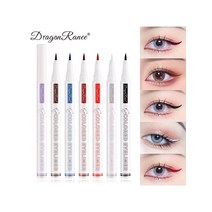 안번지는 붓펜 펜슬 아이라이너 타투 애교살 언더 라이너 다채로운 매트 액체 연필, a01