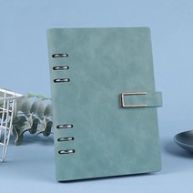 A5 가죽 만년 노트 다이어리 회사 업무 라이트블루 _ 39329EA, 비더쇼퍼BTS 쿠팡 본상품선택