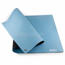 WELLER 2중 제전매트 정전매트 정전기방지 스트랩 제전 900x600 블루, 1개