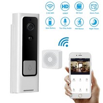 스마트 무선초인종 도어벨 wifi video doorbell, 하얀