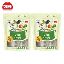 사조해표 100% 국산 야채 다시팩 150g, 2개