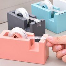 스카치 테이프 디스펜서 커터기 컷터기 커팅 컷터, 핑크