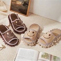 발로쓱 청소 걸레 극세사 슬리퍼 사무실 거실 실내화 신발 (리필 가능)