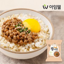 아임웰 100% 국산콩으로 만든 웰나또(낫또), 36팩, 53g