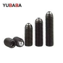 나사 너트 합금강 볼 포인트 육각 소켓 스프링 볼 플런저 그럽 포인트 고정 나사 블랙, 05 M3(10PCS)_05 10mm