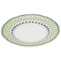 Villeroy & Boch 프렌치 가든 오렌지 브레드 & 버터 접시 16.5cm(6.5인치) 화이트/멀티컬러, White/Multicolored