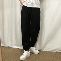 [#기본템/9color] 하퍼 데일리 와이드핏 밴딩 스트링 포켓 트레이닝 조거 팬츠
