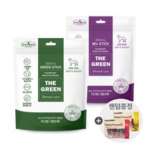 더그린 팻맨 강아지 덴탈껌 80P+져키300g, 그린80P 져키1봉