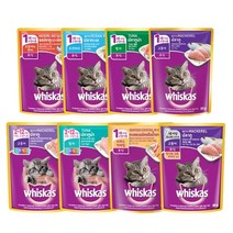 위스카스 파우치 80g, 키튼참치, 키튼참치