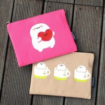 오너클랜 익명이 면 납작파우치 2종 중선택_W39C99F