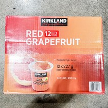 커클랜드시그니처 KIRKLAND SIGNATURE 코스트코 홍자몽컵 227G X 12, 종이박스포장