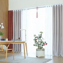 [한스데코] 라비 레이스 암막 커튼_중형_180x235