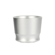 커피도징컵 EK43 51/58mm 커피 도징 링 알루미늄 합금 프레스 탬퍼 파우더 피더 그라인더 브루잉 볼 컵 바리스타 도구, [01] silver