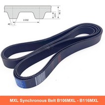 타이밍 벨트 풀리 타임 1Pcs MXL 타이밍 벨트 폭 6 10mm 폐쇄 루프 동기식 벨트 B106 B107 B108 B109 B110, 6mm_B111 - 225.552mm_1 개