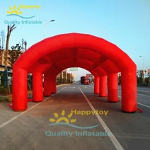 에어텐트 대형 잔디 광고 야외 스포츠 텐트 팽창식 에어 캐노피 상업용 돔 판매, 12.All Red  12x8x45 meters
