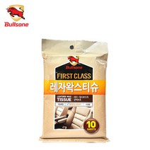 유니크앤몰 불스원 레자왁스티슈 10매(유리세정제 티슈 크리너 색상복원 재오염방지 세차용품) 레자왁스 광택제, 1개