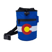 월드몰/ COSendCo lorado 초크 백 - 내구성이 뛰어난 지퍼 포켓 암벽 등반 및 역도를 위한 브러시 슬롯 실내 또는 실외, 상세내용표시