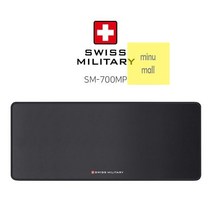스위스밀리터리 프리미엄 게이밍 마우스 장패드 700MP, SM_700MP_블랙
