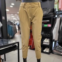 링스 골프 신축성이 좋은 나일론 스판 소재로 활동성이 좋은 밑단 카브라 스타일의 조거 팬츠 L21C1PT360 2001중계, 블랙, 1개