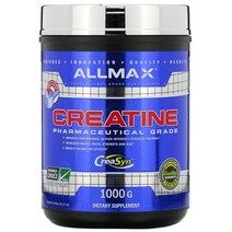 ALLMAX 크레아틴 파우더 100% 순수 미분화 크레아틴 일수화물 제약 등급 크레아틴 1000g (35.27 oz), 3.53온스