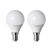 뤼에트 LED 전구 E14 250 루멘 2 개 이케아