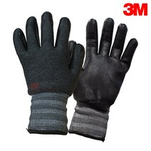 3M 슈퍼그립 핫 혹한기 겨울용 코팅 장갑 냉동 창고 차 야외 작업용 방한, 1개 M