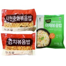 천일식품 사천중화볶음밥 300g+김치볶음밥 300g+사조대림 가마솥 야채볶음밥 180g
