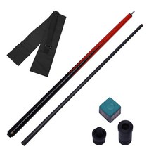 당구큐가방 카본당구큐대 여성 초보자 당구 초크 장갑 당구공 1/2 스플릿 탄소 섬유 샤프트 브레이크 58 인치 19Oz 기술 목재 12.9mm 팁, 3.B5 - 12.9mm