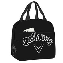 golf logo insulated lunch bag for women 휴대용 쿨러 써멀 도시락 비치 캠핑 여행, 7