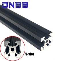 알루미늄프로파일 샌드위치판넬 검은 산화물 100 800mm v 슬롯 3d 프린터 용 알루미늄 프로파일 압출 cnc 조각 기계 openbuilds voron v core 3