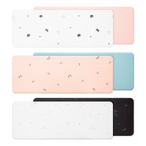 발편한 두꺼운 양면 디자인 싱크대 발판 매트, 01.핑크&야옹이