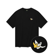더블 엔젤 와펜 반팔 티셔츠 블랙
