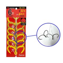 금호조침 숭어 파티 전어 전갱이 고등어 묶음 어피 낚시 바늘 카드 채비 세트 KS-370, 03.GK-318숭어훌치기카드