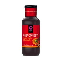 청정원 매운갈비 양념, 500g, 8개