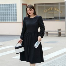 99사이즈 검정색 원피스 빅사이즈 데일리룩 출근룩 예쁜 미디 원피스 66 77 88 사이즈 오피스 정장