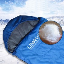 차박 비박 야외 하계용 경량 캠핑 침낭 700g 3컬러, 네이비