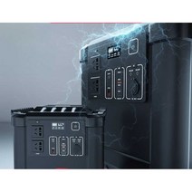 비상 전원 공급 장치 2000W 고전력 2220Wh 대용량 전, 고전력 전원공급장치