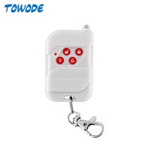 리모콘 스마트키 Towode 무선 키 체인 원격 제어 keytelecontrol 사이렌 경보 시스템 무선 원격 홈 도난 경보 시스템, 없음