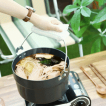 토스코 경질 전골 나베 냄비 캠핑, 전골 냄비 18cm