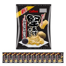 가루비 카타아게 포테이토칩 감자칩 후추맛 65g X 12팩, 단품