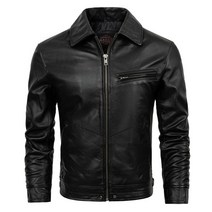 모터사이클자켓 바이크자켓 레이싱 가죽 자켓 할리 재각인된 클래식 멀홀랜드 로드 탑 레이어 소가죽프트 송아지 재킷 남성용 슬림핏 재킷 플러스 코튼 코트 빅사이즈, 4xl, 블랙 가죽 싱글 스타일