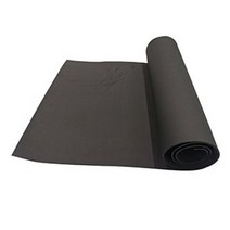 Beginner Yoga Mat Home Fitness Gymnastics Pilates Exercise Pads Portable Workout Sports Mats Women G, BK