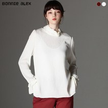 [보니알렉스] (BONNIE ALEX) 포플리 프릴 블라우스