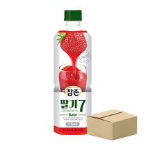 참존 딸기7 음료베이스 835ml 12개1박스, 단품