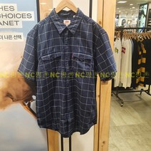 리바이스 공용 체크 반팔 셔츠 72626-0002 NC평촌